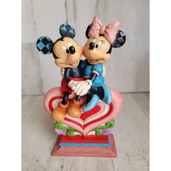 Jim shore enesco Heart to Heart 6001282 Disney Mickey Mouse Valentine - Picture 1 of 9